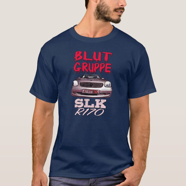 Men in Mercedes SLK  - Blutgruppe R170 T-Shirt (Vorderseite)