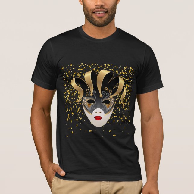 Men Mardi Gras Shirt (Vorderseite)