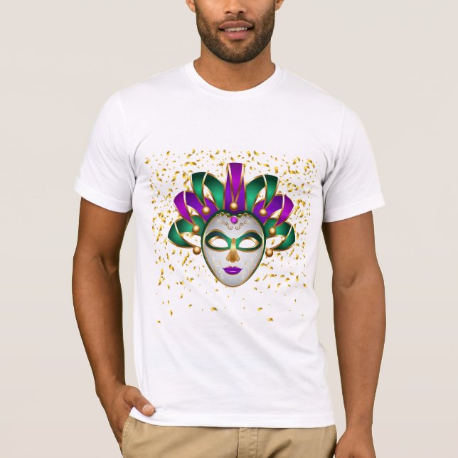 Men Mardi Gras Shirt (Vorderseite)