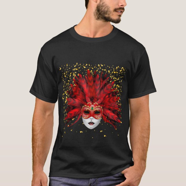 Men Mardi Gras Shirt (Vorderseite)