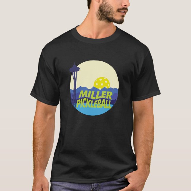 Men Miller Pickleball T - Shirt (Vorderseite)