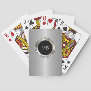 Men-Monogram-Stil Spielkarten