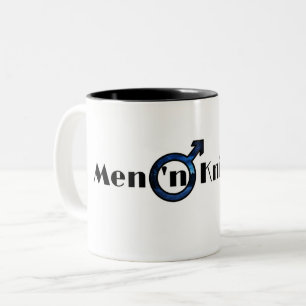 "Men 'n Knights" Banner-Kaffeetasse Zweifarbige Tasse