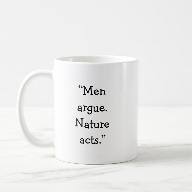 Men Nature Classic Tasse (Links)
