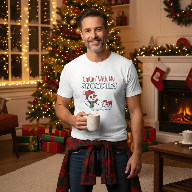 Men’s Christmas T-Shirt | Snowman Holiday Design (Von Creator hochgeladen)