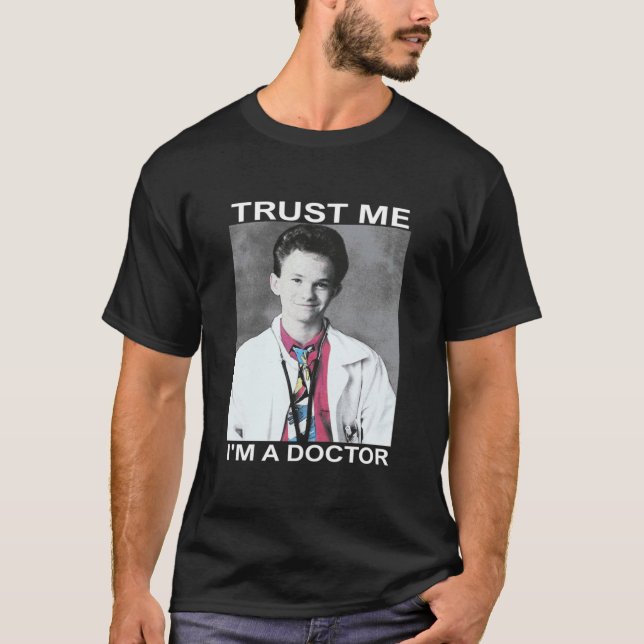 Men_s Doogie-Browser Vertraue mir I_M Ein Doktor M T-Shirt (Vorderseite)