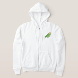 Men’s Hoodie with Girl Parakeet