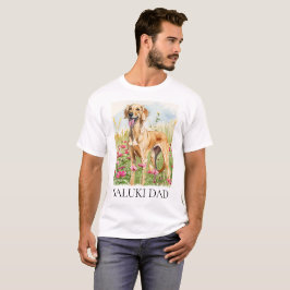 Men’s T-Shirt – Saluki Dad Shirt for Dog Lovers