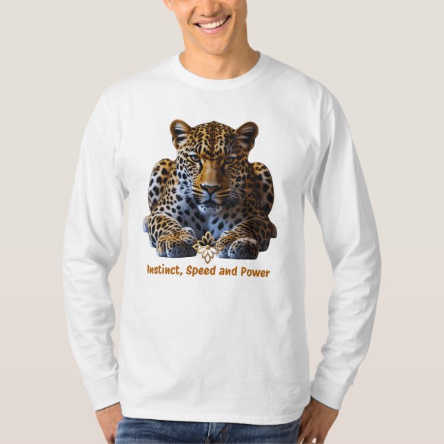 Men’s T-Shirt with Leopard Logo (Vorderseite)