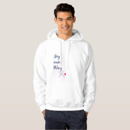 Men’s Typography Hoodie – My Own Way Quote