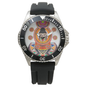 MEN"S WATT Art von Davey AFRICANA SOLAR SYSTEM Armbanduhr