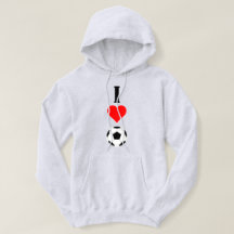 Men Soccer Lover "I Liebe/Heart Soccer" Sport