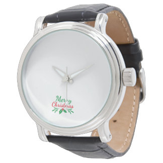 Men watch with Christmas design  Armbanduhr