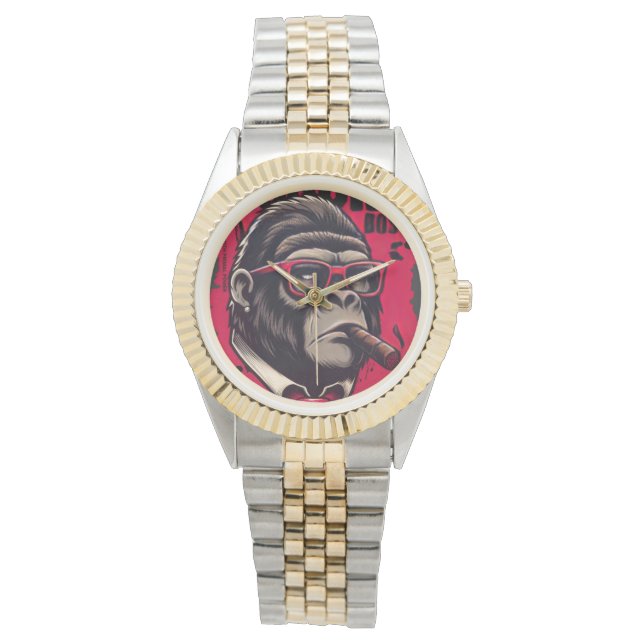 Men/Women Gorilla Boss  Watch Armbanduhr (Vorderseite)