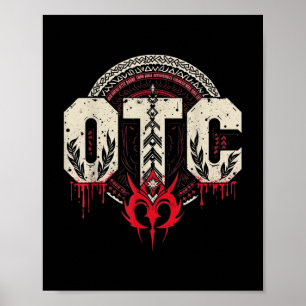 Men Women Kids Otc Bloodline Roman Wrestling Fan Poster