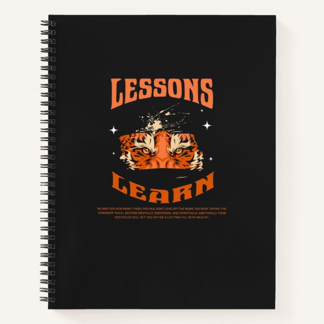 Men/Women Resilient Gorilla Spiral Notebook Notizbuch (Vorderseite)