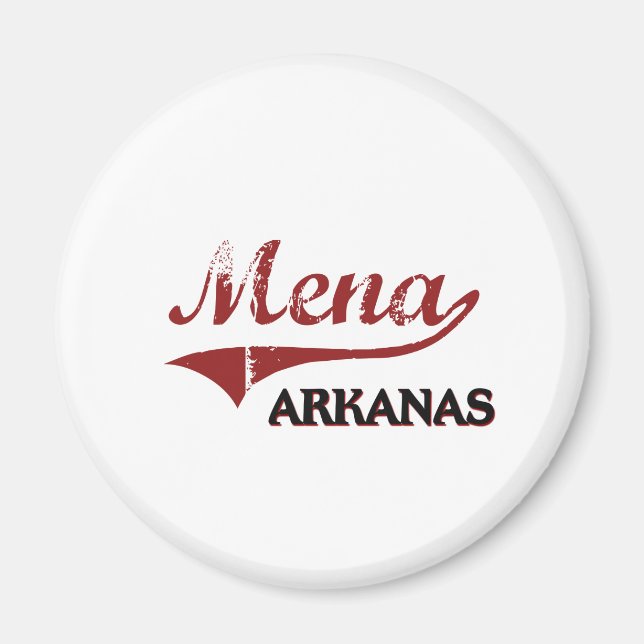 Mena Arkansas City Classic Magnet (Vorne)