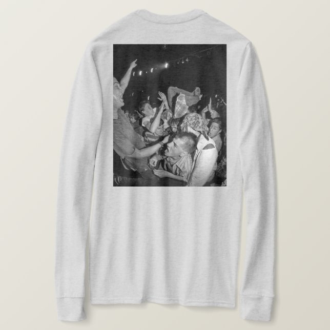 MENACE MINEURE LIVE in SF/combo L/S T-shirt (Design dos)