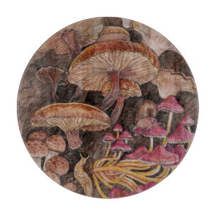 Menagerie der Pilze Schneidebrett