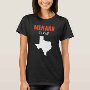 Menard Texas USA Staat America Travel Texas T-Shirt