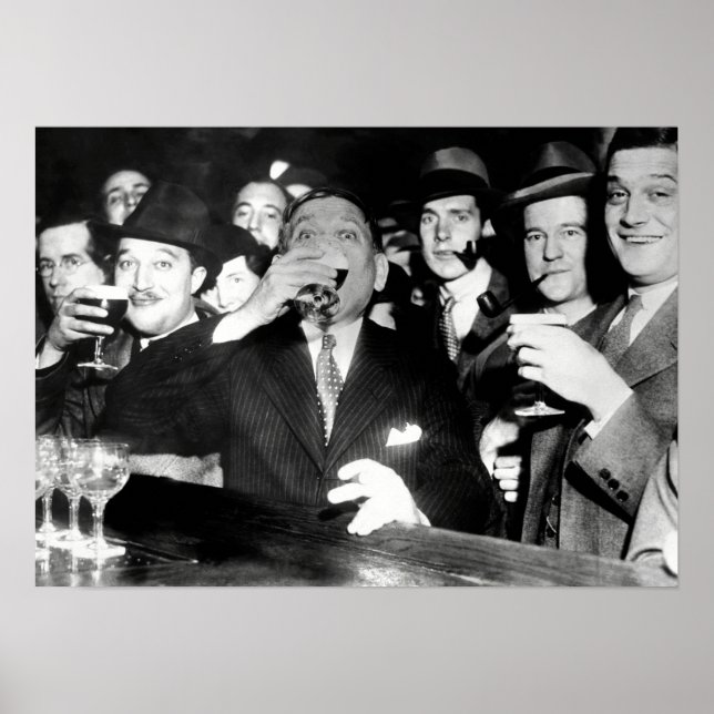 MENCKEN KNOCKT AM ENDE DES VERBOTS 1933 EINE ZEIT  POSTER (Vorne)