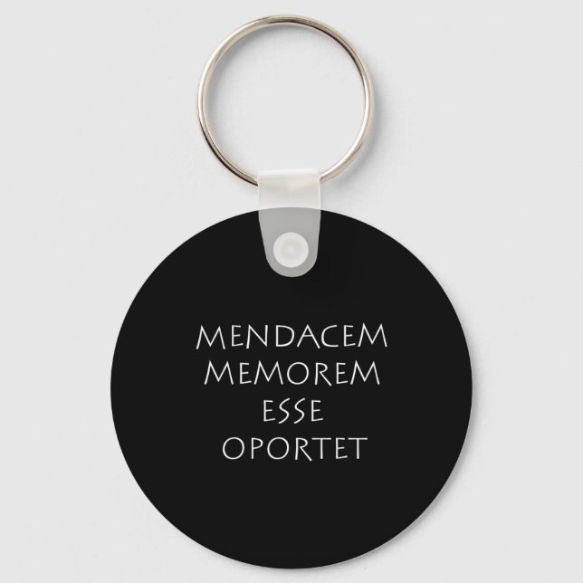 Mendacem memorem esse oportet schlüsselanhänger (Vorderseite)