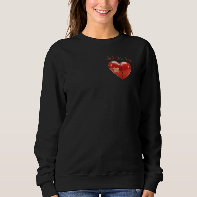 Mended Heart Hoodie - Healing Through Love (Vorderseite)
