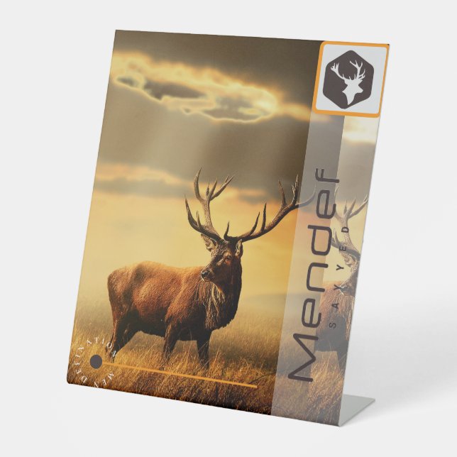 MENDEF SOCKELSCHILD (Vorderseite)