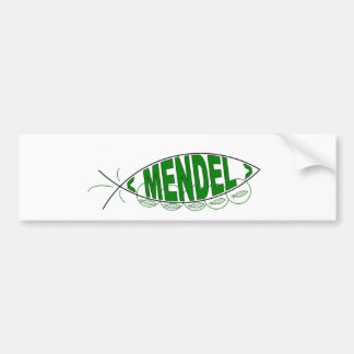 Mendel Peapod Fish Autoaufkleber