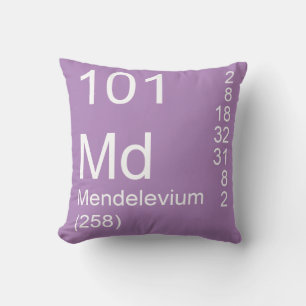 Mendelevium Kissen