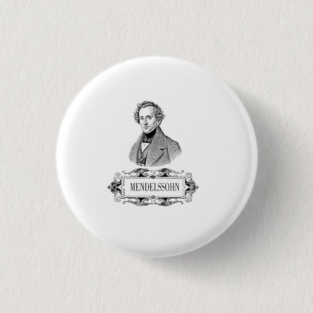 MENDELSSOHN PORTRAIT BUTTON (Vorderseite)