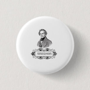 MENDELSSOHN PORTRAIT BUTTON