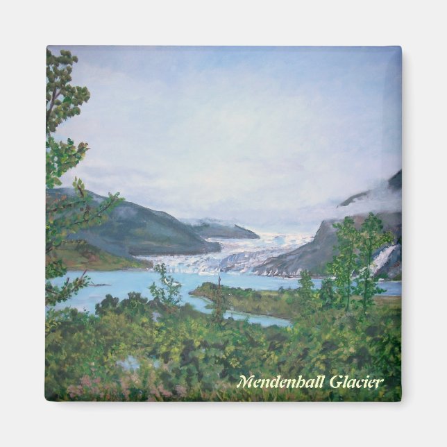 Mendenhall Glacier Magnet (Vorne)