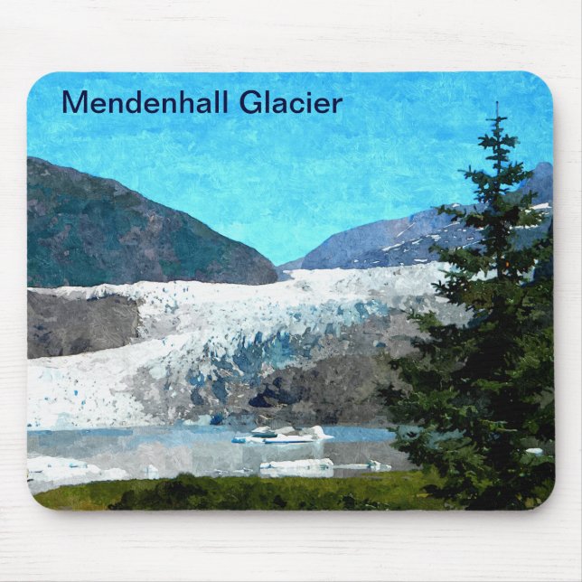 Mendenhall Glacier Mousepad (Vorne)