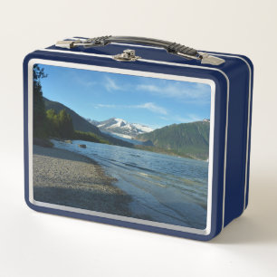 Mendenhall Lake in Juneau Alaska Landschaft Metall Brotdose