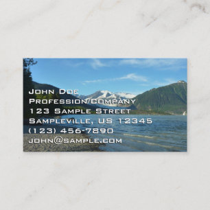 Mendenhall Lake in Juneau Alaska Landschaft Visitenkarte