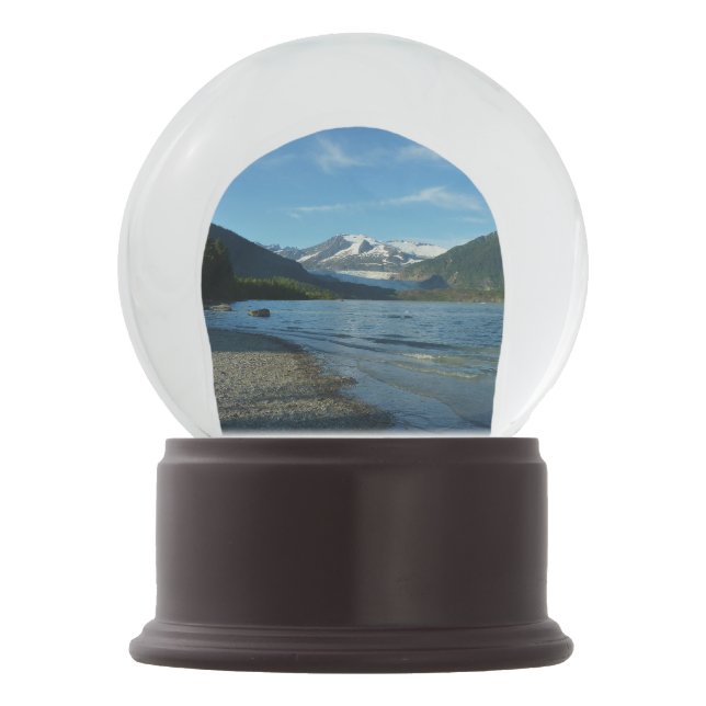 Mendenhall Lake in Juneau Alaska Schneekugel (Vorderseite)