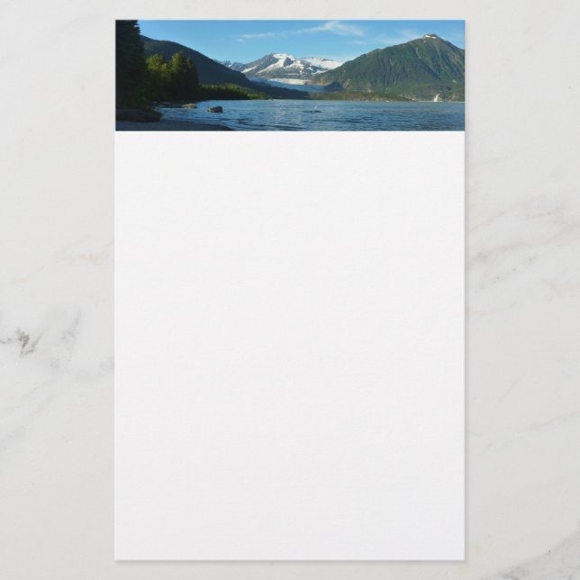 Mendenhall See Juneau Alaska Landschaft Briefpapier (Vorderseite)