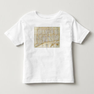 Mendenhalls Führer, Straßenkarte Connecticut Kleinkind T-shirt