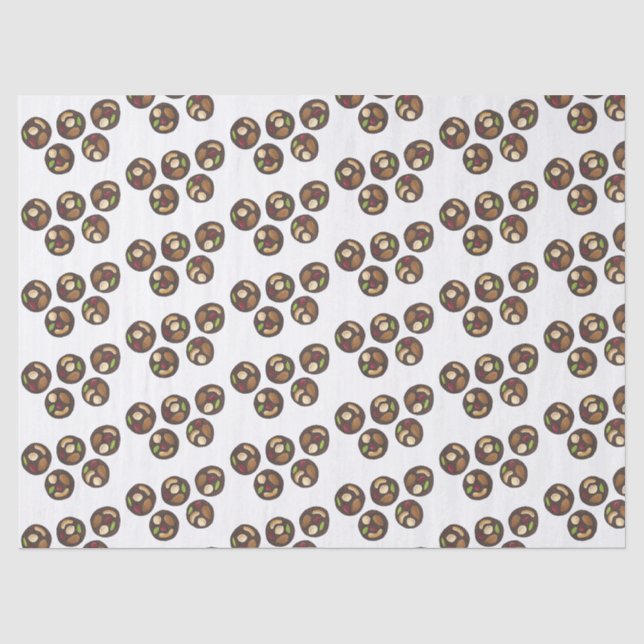 Mendiants French Chocolates Chocolatier Seidenpapier (Vorderseite)