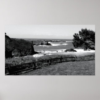 Mendocino bei Tagesausbruch Poster