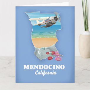 Mendocino California Karte