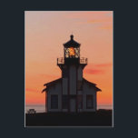 MENDOCINO Leuchtturm Point Cabrillo Sunset Postkarte<br><div class="desc">Hallo! Ich hoffe,  Sie mögen dieses Foto,  das ich gefangen genommen habe. Füge deinen eigenen Text hinzu! Karo meinen Laden für mehr.</div>
