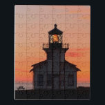Mendocino Lighthouse Sunset Foto Puzzle<br><div class="desc">Hallo ! Hoffe, dass dir dieses Foto, das ich genommen habe! Füge deinen eigenen Text hinzu und Karo meine Shops für mehr!</div>
