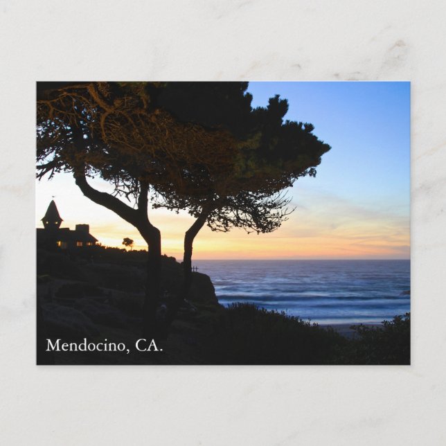 Mendocino Postkarte (Vorderseite)