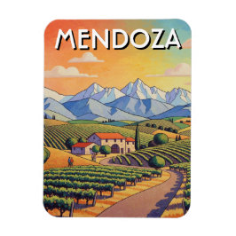 Mendoza Argentina Travel Magnet