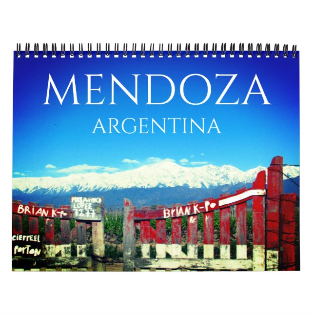 Mendoza Argentinien Kalender (Titelbild)