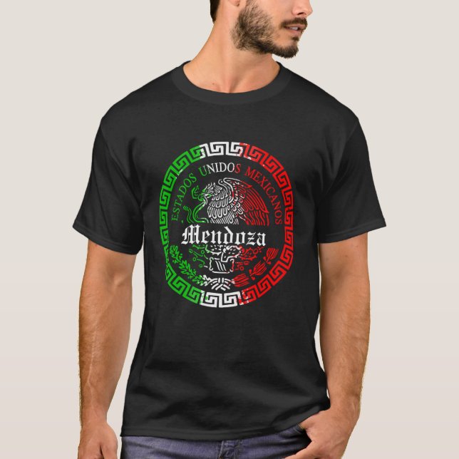 Mendoza Nachname mexico Shirt (Vorderseite)