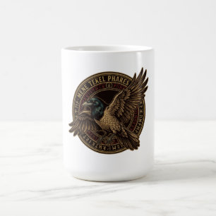 Mene Tekel Phares Vintage Raben Kreis Kaffeetasse