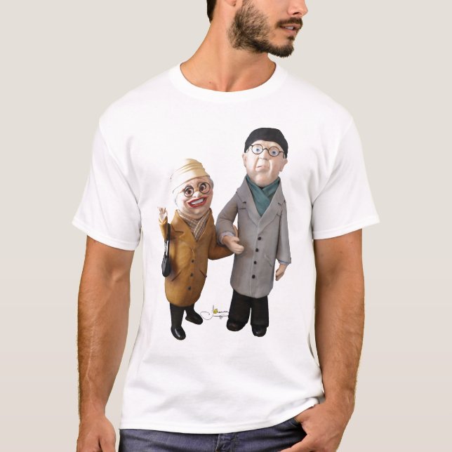 Meneer en mevrouw de Bok T-Shirt (Vorderseite)